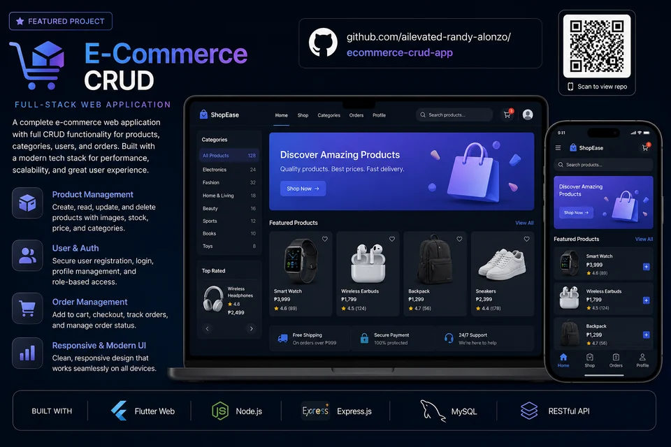Storefront Admin project showcase artwork; interface and embedded claims are illustrative